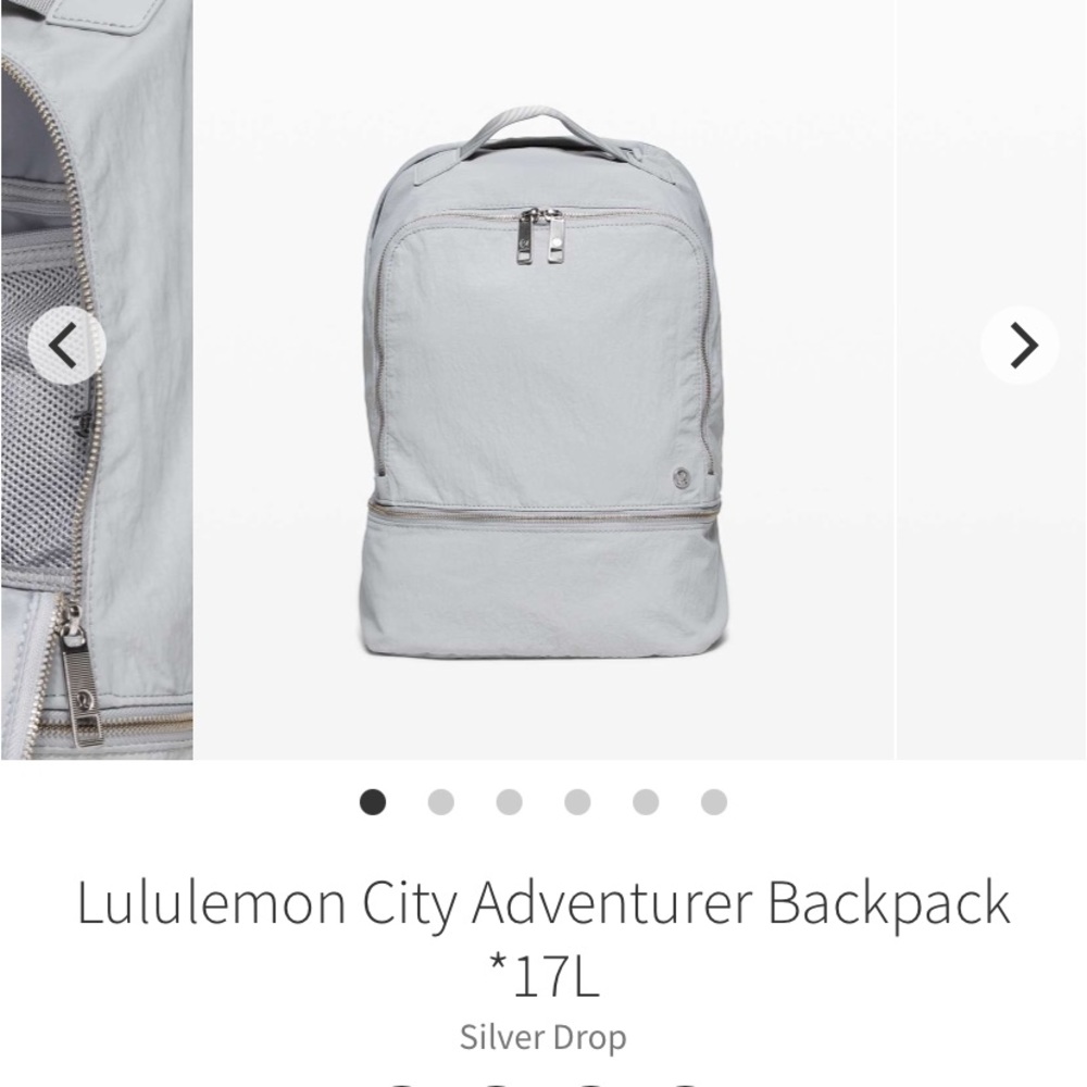 Lululemon City Adventurer Backpack Silver Drop